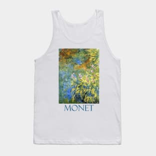 Irises by the Pond by Claude Monet Tank Top